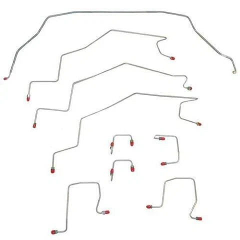 2001-02 Dodge Ram 3500 Brake Line Kit 4WD Rear ABS Reg Cab Long Bed -CBK0234OM